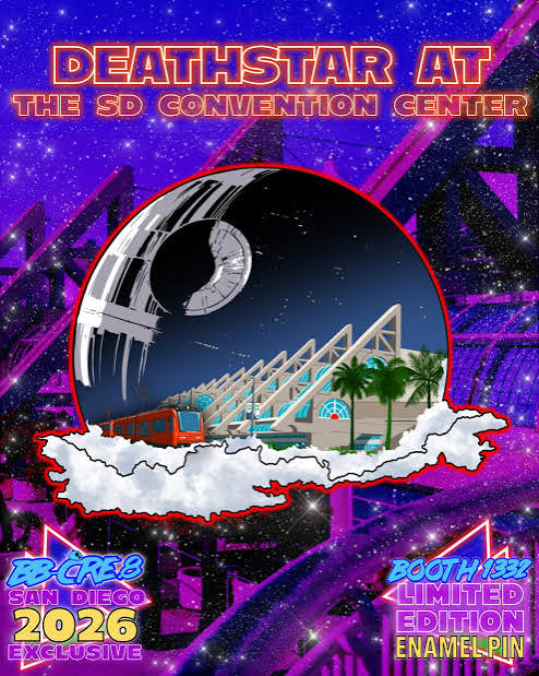 “Deathstar At The SD Convention Center” Enamel Pin