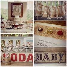 Burlap Lace Baby Shower Party Ideas Planning Decor Lace Baby Shower Rustic Baby Shower Baby Shower