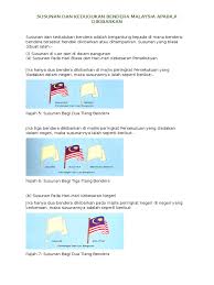 Susunan Dan Kedudukan Bendera Malaysia Apabila Dikibarkan