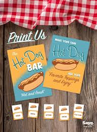 They are both designed with different goals in mind. Free Printable Hot Dog Printable Hot Dog Party Hot Dog Bar Toppings Bar Food Labels Back Yard Bbq Invite Hot D Hot Dog Bar Hot Dog Party Hot Dogs