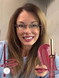 Makeup look using lipsense creams