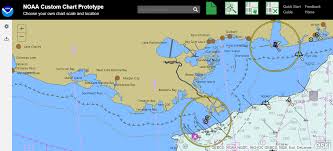 online noaa custom chart lets boaters create their own