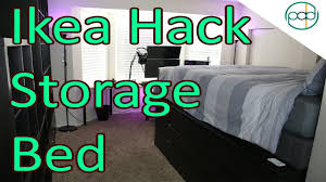 Bought an ikea bed frame and looking for a memory foam mattress to complete your bedroom? Diy Ikea Hack Super Storage Bed Youtube