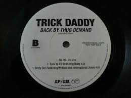 TRICK DADDY BACK BY THUG DEMAND 2X VINYL LP 2006 SLIP N SLIDE RECORD WHITE  LABEL | eBay