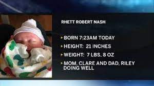 This bright garden floral piece is finished with puff sleeves and sweet feminine ruffles. Riley And Clare Nash Welcome Baby Rhett Robert To Their Family Feb 2 2021 Youtube