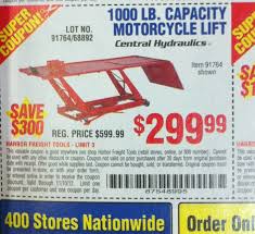 New and used items, cars, real estate, jobs, services, vacation rentals and more virtually looking for a low profile 1 ton or 2 ton engine hoist shop crane princess auto used to carry them but no longer thanks. Harbor Freight Coupon Hoist