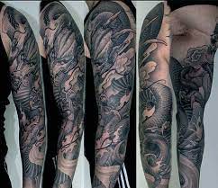 Cool black tribal dragon tattoo on left forearm Arm Half Sleeve Arm Dragon Tattoo Ideas Novocom Top