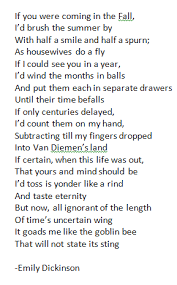 If You Were Coming In The Fall By Emily Dickinson I Could Create A Board With The Wonderful Images In This Poem Emily Dickinson Poems Dickinson Poems Words