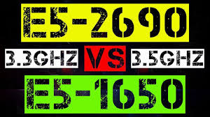 Xeon E5 2690 3 3ghz Vs E5 1650 3 5ghz Diagramm Brauzer Igry