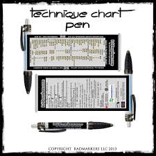 radiology technique chart pen