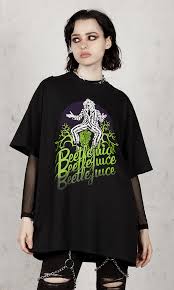 The infamous sandworm from beetlejuice! Short Sleeve T Shirt With Front Screen Print 100 Cotton Unisex Fit Officially Licensed Product Aesthetic Clothes Alternative Outfits Alternative Fashion