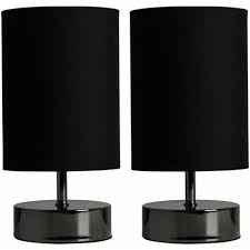 Årstid is one of our favourite large table lamps. 2 X Black Chrome Touch Dimmer Bedside Table Lamps Black Light Shades