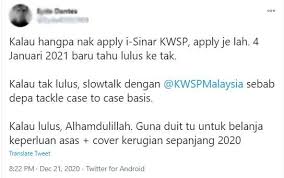 Sudah lama tidak mencarum, hilang pekerjaan, suri rumah. Apa Kelebihan Kekurangan Keluar Duit Kwsp Akaun 1 I Sinar
