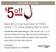 Total Wine Coupon Printable Coupons Coupons Store Coupons