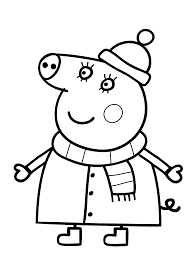 Peppa pig coloring pages pdf, 25 printable kdp peppa pig coloring book, birthday activity, party favor, digital pages, best gift for kids. 2