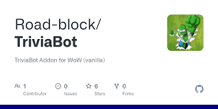 Starts a game of trivia. Github Road Block Triviabot Triviabot Addon For Wow Vanilla