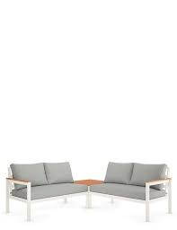 This vancouver range rattan corner sofa set is ideal for bigger gardens or outdoor spaces. Porto 4 Seater Garden Sofa Set M S