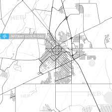 Vector Pdf Map Of Delicias Mexico Hebstreits Sketches Map Vector Printable Map Map