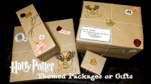 Owl Post Diy Harry Potter Themed Packages Or Gifts Harry Potter Mail Harry Potter Christmas Youtube