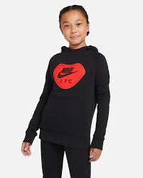 Op zoek naar een trainingspak heren voor voetbal? Liverpool Fc Voetbalhoodie Van Fleece Voor Kids Nike Be