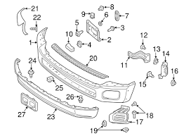 Ford f350 front end parts diagram. Bumper Components Front For 2016 Ford F 350 Super Duty Blue Springs Ford Parts