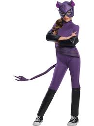 Dc Super Hero Girls Catwoman Costume Partybell Com Cat Woman Costume Girls Catwoman Costume Dc Super Hero Girls