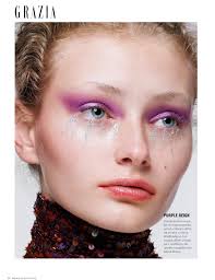 Makeup & hair by Iris Moreau for Grazia Bulgaria Photography: Marta Elena  Vassilakis Makeup & hair: Iris Moreau @ Judy Inc