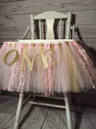 All you need is a measuring tape to measure the part of the high chair you are covering, glue. Pink And Gold High Chair Tutu High Chair Skirt Highchair Tutu Highchair Skirt Pink And Gold 1st Birthday Pink And Gold High Chair Tutu Girl Birthday 1st Birthday Girls Baby Girl Birthday