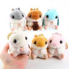 10cm Japan Cute Amuse Stuffed Plush Toys Soft Loppy Hamster Stuffed Doll Hamsters Plush Toy For Childre Cute Stuffed Animals Puppy Plush Toys Animal Plush Toys