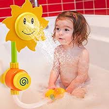 Atuki Bathroom Accessories Sets Sunflower Shower Faucet Kids Children Baby Bath Toy Shower Spray Bathing Sprinkler Bathtub Fountain Toy Bathroom Accessories Amazon Ca Baby