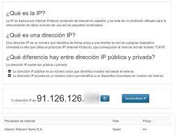Dirección ip viene de dirección de internet protocol. Como Saber Cual Es La Ip Publica Desde La Que Te Estas Conectando Lifestyle Cinco Dias