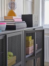 Ivar Schrank Mit Turen Grau Netz 80x83 Cm Ikea Deutschland Cabinet Doors Adjustable Shelving Ikea