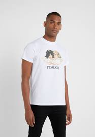 Un t shirt vintage de surf, de moto, de geek, de pays, il y a en a pour tous les gouts ! Fiorucci Vintage Angels T Shirt Imprime White Blanc Zalando Fr