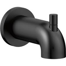Check spelling or type a new query. Delta Rp73371bl Matte Black Trinsic 6 1 8 Diverter Wall Mounted Tub Spout Faucetdirect Com
