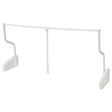 Raadpleeg onze folder voor de garantievoorwaarden. Home Furniture Diy Pax Wardrobe Rail Clothes Rail White Dark Grey 50 75 100 Cm Ikea Komplement Globalgym Parsberg Com