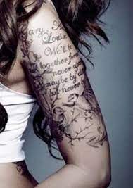 Upper Arm Sleeve Tattoo Inspiration Quote Sleeve Tattoos Feminine Tattoo Sleeves Arm Sleeve Tattoos