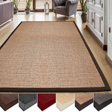 Casa Pura Area Rug Sisal Non Slip Rug For Living Room Or Bedroom Environmentally Friendly 100 Natural Fiber Rugs In Living Room Natural Fiber Carpets Rugs