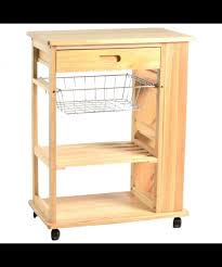 Una moderna cucina in legno dall'anima tecnologica. Carrello Da Cucina In Legno 2 Piani 1 Cestello 1 Cassetto