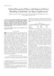 pdf helical resonator filters with improved power handling