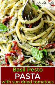 Pesto Pasta Recipe With Sun Dried Tomatoes A Gouda Life Recipe In 2020 Pesto Pasta Recipes Basil Pesto Recipes Pesto Pasta