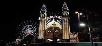 Lunapark Australia Sydney Fun Funny Night Light Park Australia Night
