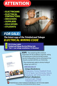 This industry comprises establishments primarily engaged in installing and servicing electrical wiring and equipment. Trinidad Trinidad Tobago Bureau Of Standards Ttbs Facebook