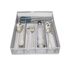 Maybe you would like to learn more about one of these? 5 Compartments Mesh Kitchen Drawer Cutlery Silverware Trays Black Office Bathroom Supplies Utility Flatware Organizer Utensil Holder With Non Slip Feet For Kitchen Home Kitchen Cabinet Drawer Organization Rayvoltbike Com