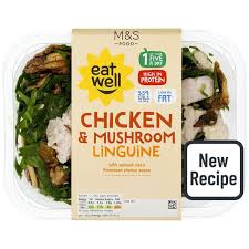 Interestingly enough, there was once a time—somewhere back in the distant '70s—when people were actually excited about cook. M S Eat Well Chicken Mushroom Linguine Ocado