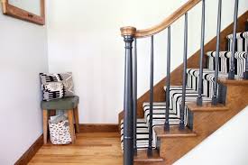You need to apply enough stripper to keep the surface wet. Our Black Painted Staircase Bright Green Door