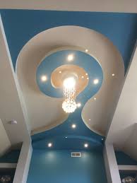 Sw 6764 Swimming Blue Sw 6119 Antique White Pop False Ceiling Design Ceiling Design False Ceiling Design