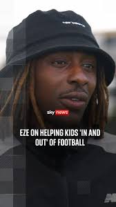 Eberechi Eze tells Sky News about his football foundation for kids