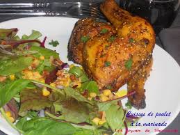 Cuisses De Poulet Marinees Au Four Les Joyaux De Sherazade Recette Cuisse De Poulet Marine Poulet Marine Cuisses De Poulet