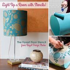 They are classy but available in modern contemporary styles as well. Diy Stencil How To Stenciling A Lampshade To Update Your Home Decor Royal Design Studio Stencils