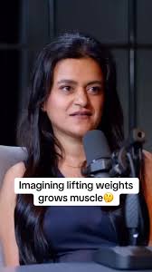 If you imagine lifting weights you build muscle? 🤯 #podcast #health #gym
